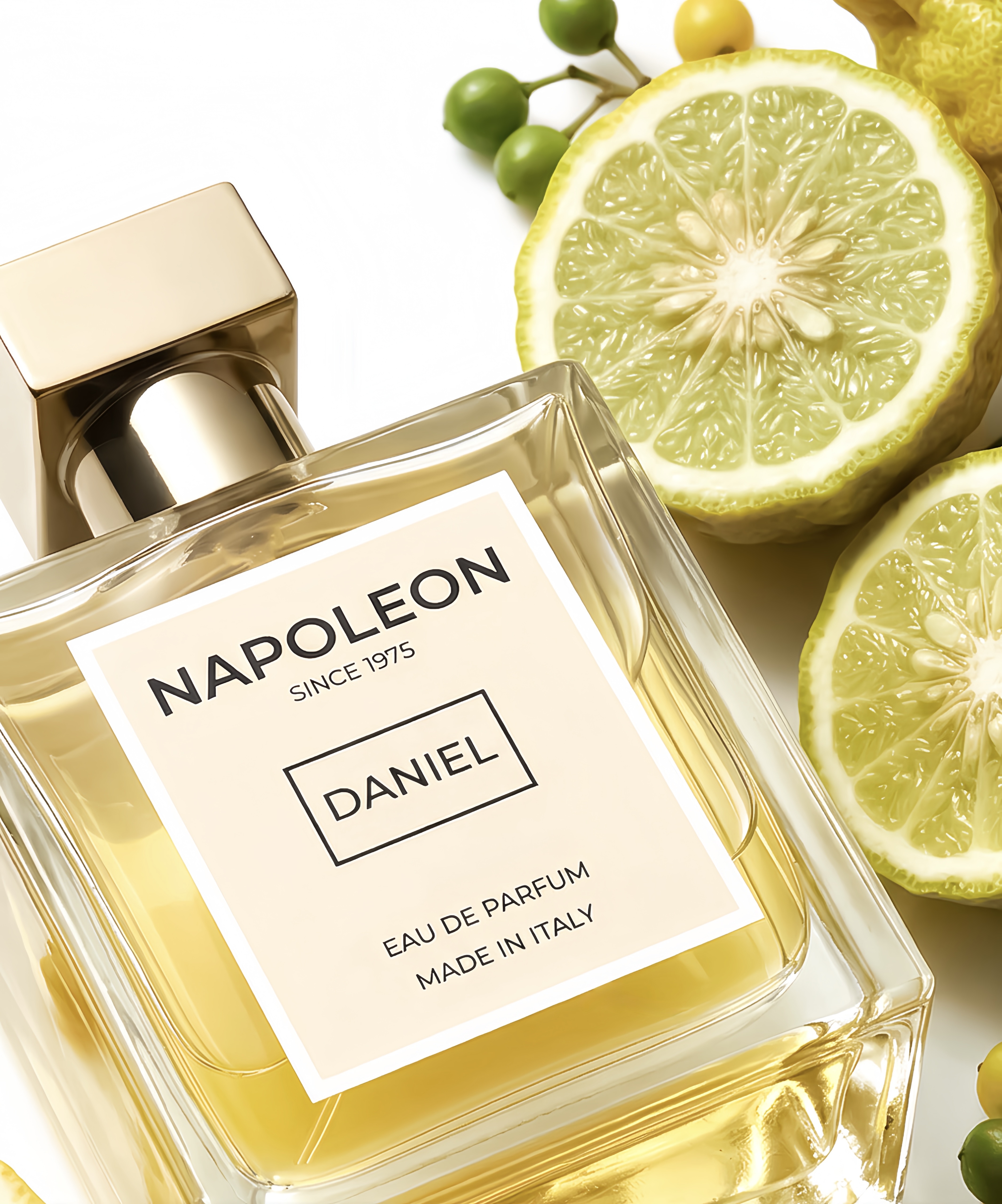 DANIEL Eau de Parfum — bergamot and lemon